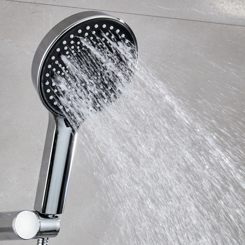 Słuchawka prysznicowa natryskowa 3-funkcyjna ALIEN chrom czarny