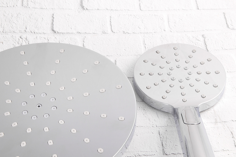 Zestaw prysznicowy okrągły deszczownica ze słuchawką