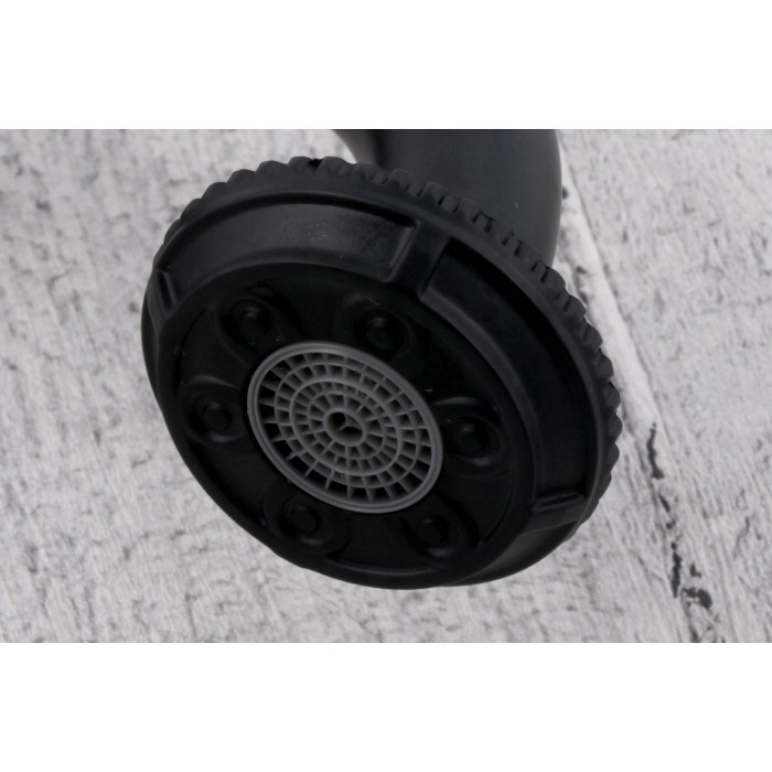 Bateria kuchenna czarna RETRO BLACK PATTERN