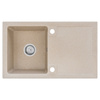 Zlewozmywak granitowy AXE beżowy nakrapiany