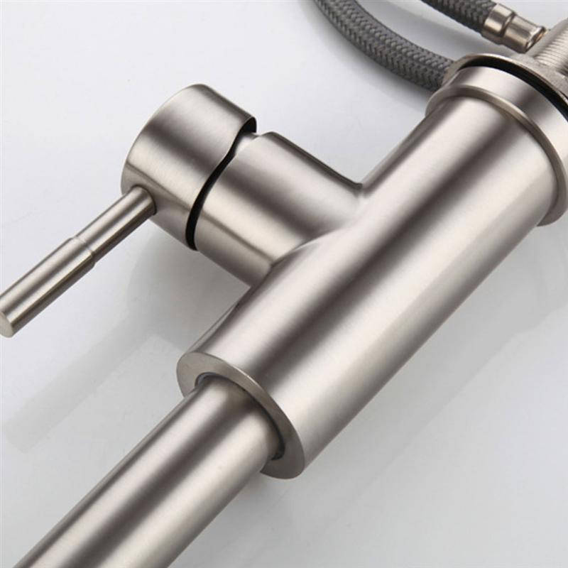 Bateria kuchenna wyciągana wylewka TUBO INOX