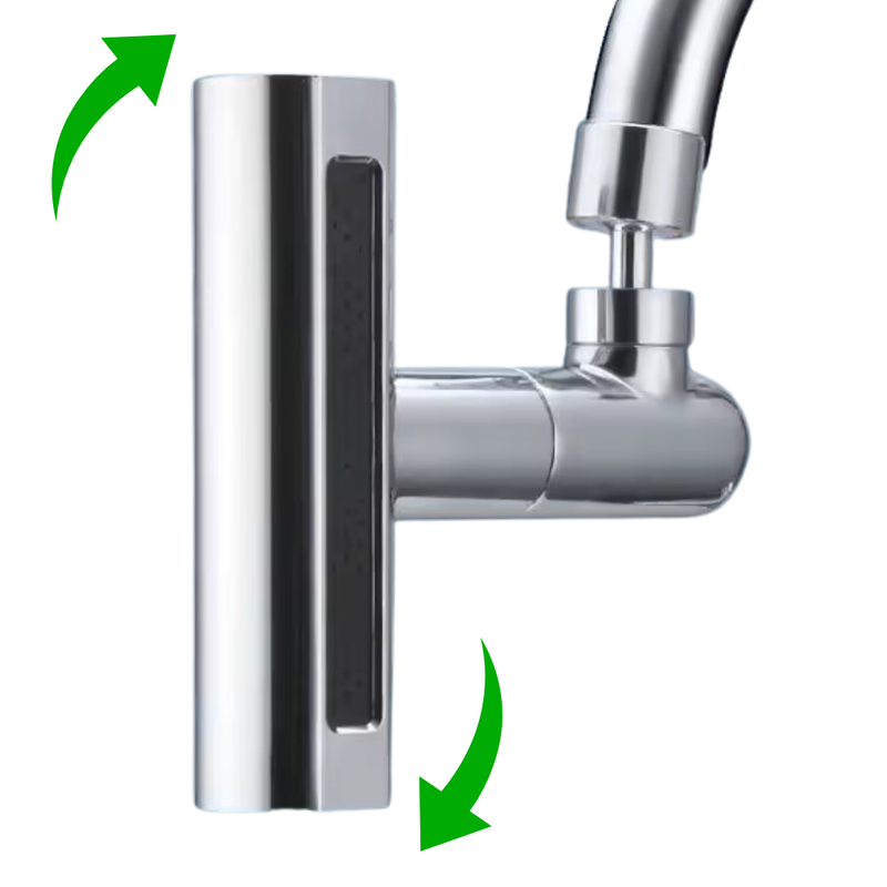 Perlator przedłużka rączka słuchawka do baterii kuchennej kranu 4-funkcyjna obrotowa 360 chrom