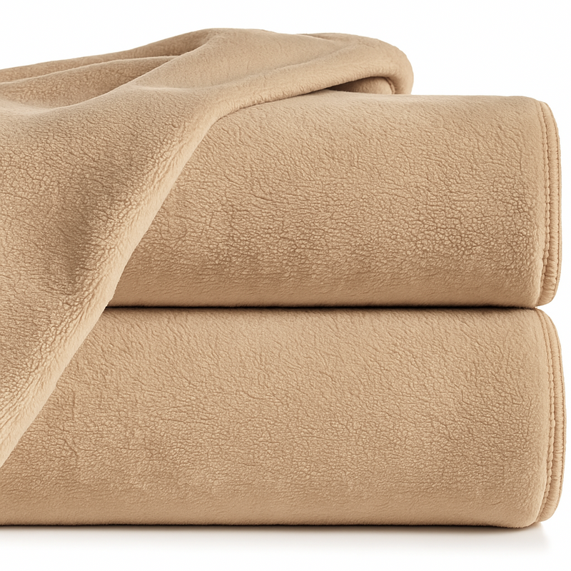 Ręcznik kąpielowy MIKRO beżowy zimny z mikrofibry 50x100 szybkoschnący