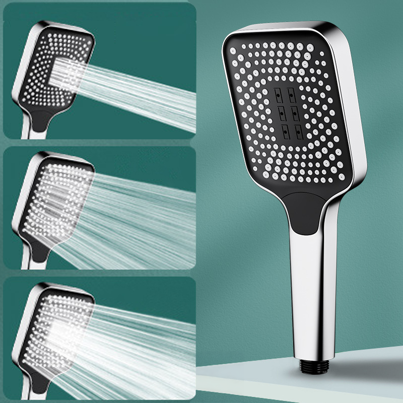 Słuchawka prysznicowa duża 3-funkcyjna MARS chrom