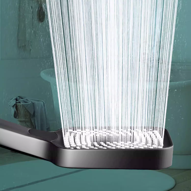 Słuchawka prysznicowa duża 3-funkcyjna MARS szara