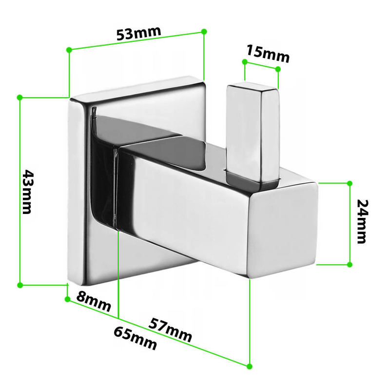Wieszak uchwyt na ręcznik prostokątny FORB