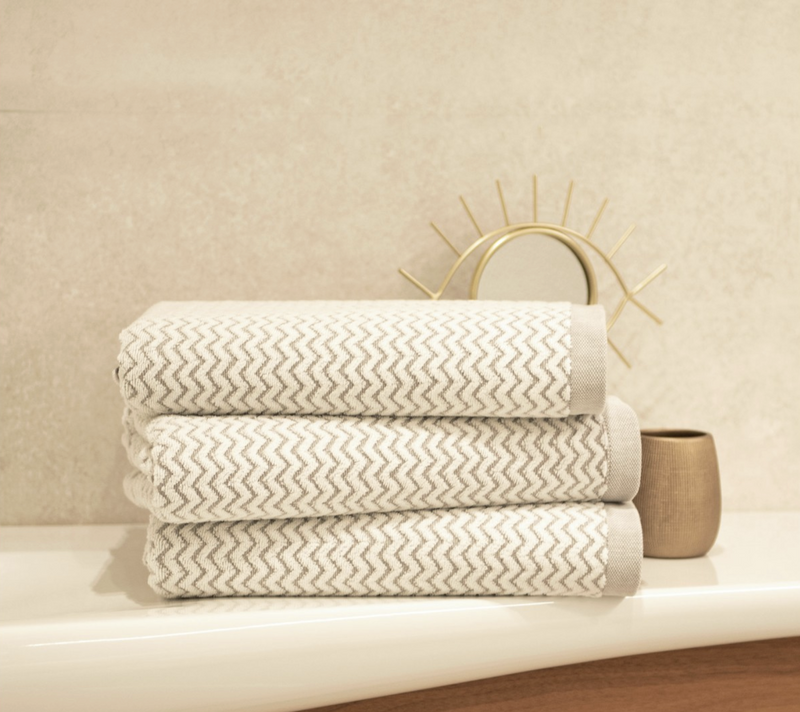 Ręcznik kąpielowy beżowy łazienkowy 50x100 500gsm LAHTI