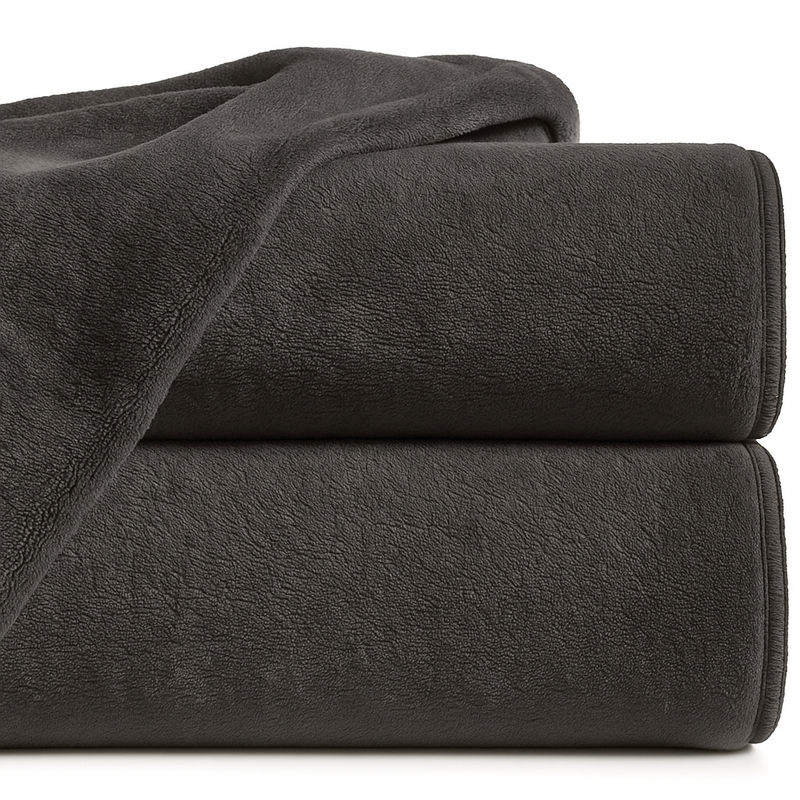 Ręcznik kąpielowy MIKRO ciemny szary z mikrofibry 50x100 szybkoschnący