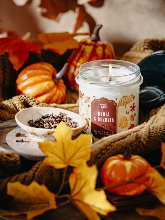 Świeca sojowa zapachowa DYNIA & GOŹDZIK 300ml