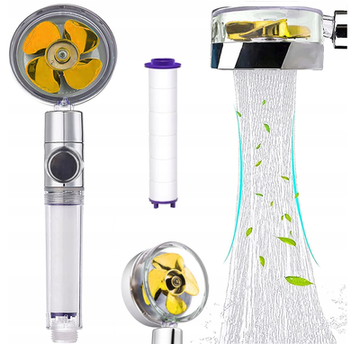 Słuchawka prysznicowa MAGIC EKO z turbiną wentylatorem