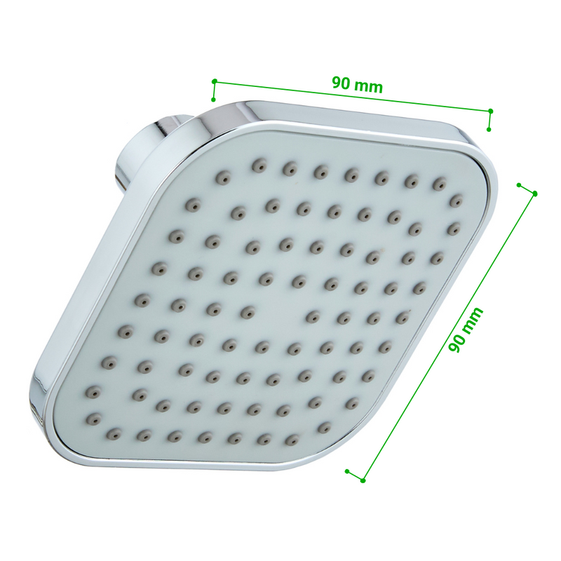 Deszczownica prysznicowa kwadratowa mała 9 cm