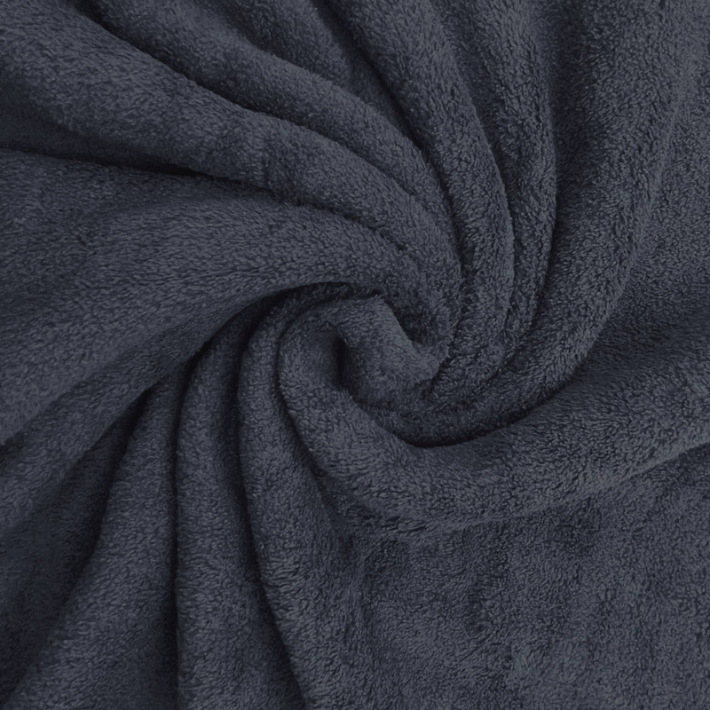 Ręcznik kąpielowy MIKRO ciemny szary z mikrofibry 70x140 szybkoschnący