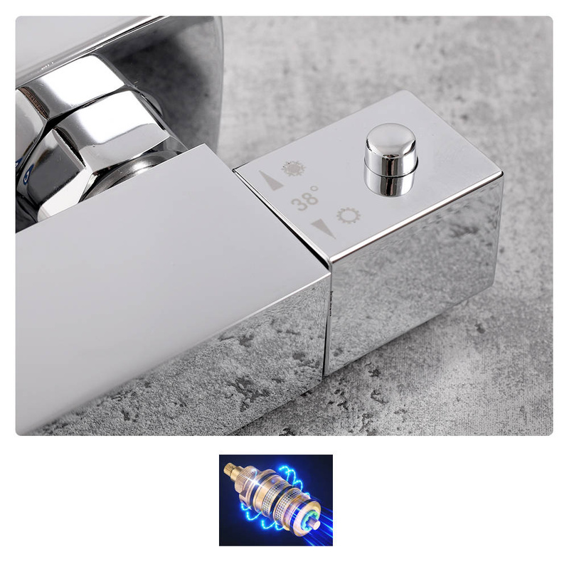 Bateria prysznicowa termostatyczna SQUARE SLIM