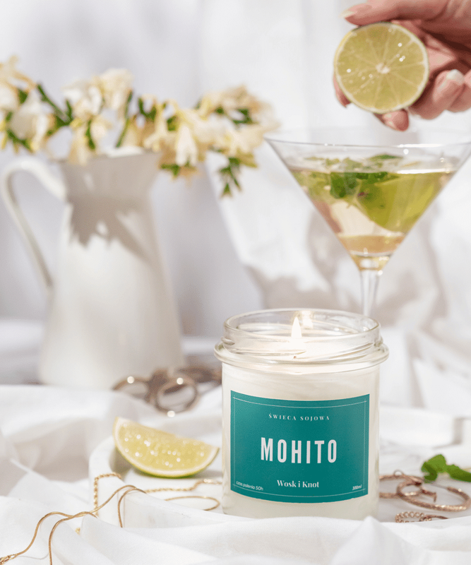 Świeca sojowa zapachowa MOHITO 300ml