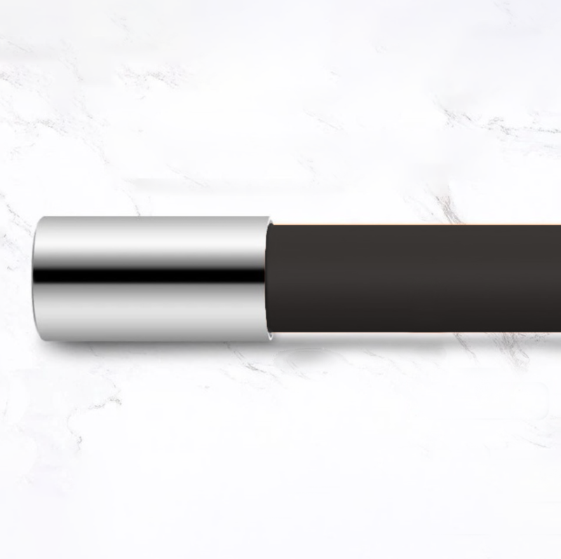 Wylewka do baterii kuchennej giętka flex czarna 3/4 na wcisk