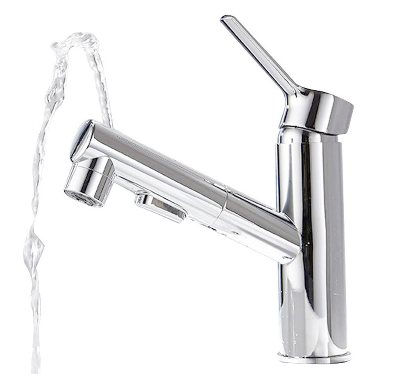 Bateria umywalkowa z wyciągną wylewką FRIGO