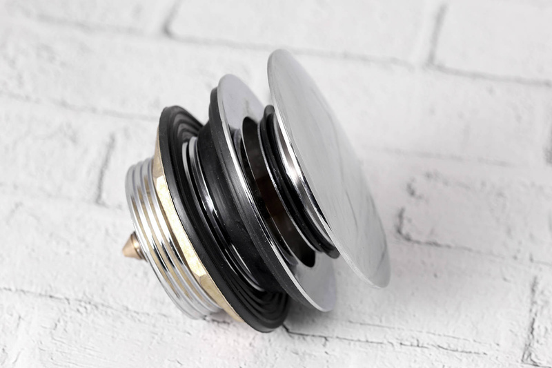 Korek KLIK-KLAK do wanny lub brodzika z wyciąganym sitkiem standard