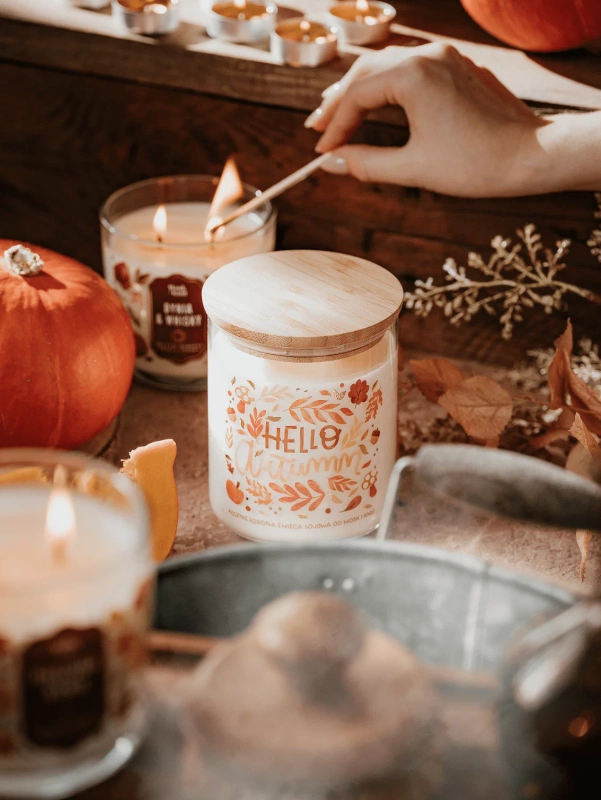 Świeca sojowa zapachowa AUTUMN VIBES 600ml