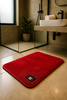 Dywanik łazienkowy prostokątny antypoślizgowy WELCOME 50x80 czerwony
