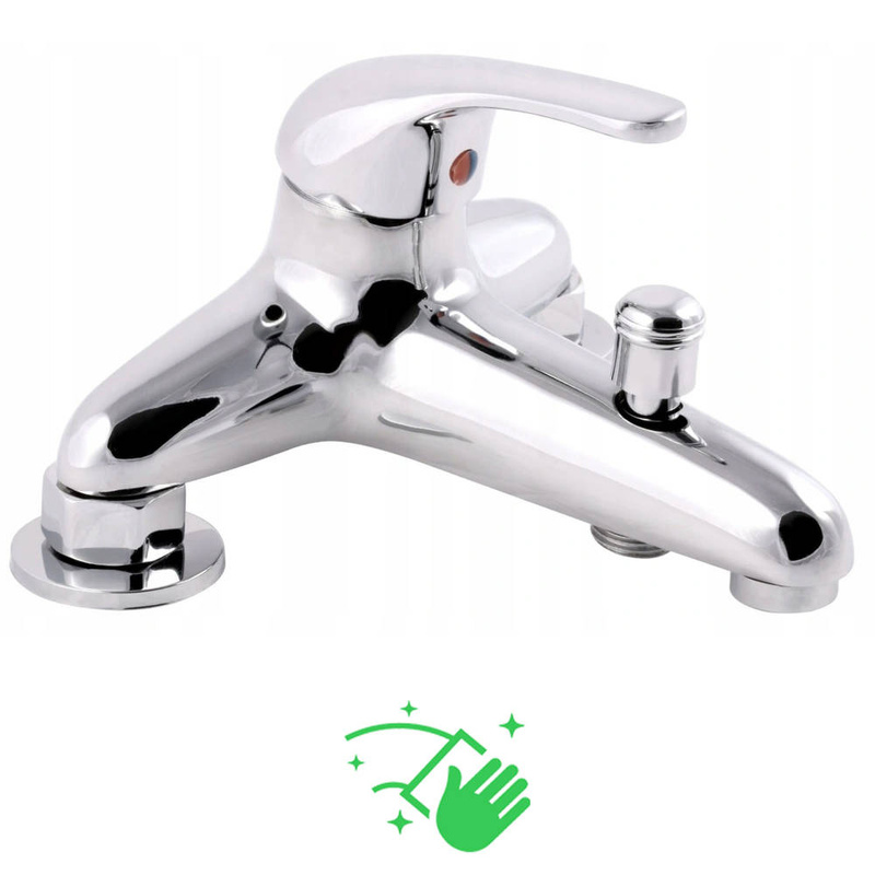 Bateria wannowa nawannowa stojąca kran mosiądz MAMBO