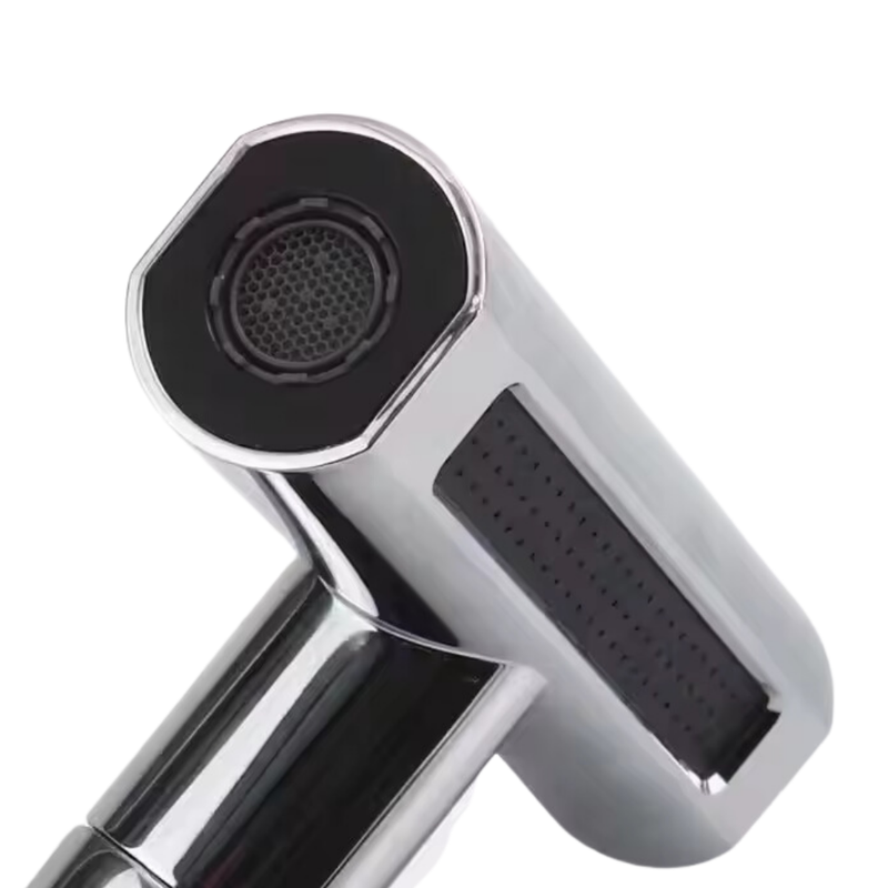 Perlator przedłużka rączka słuchawka do baterii kuchennej kranu 4-funkcyjna obrotowa 360 chrom