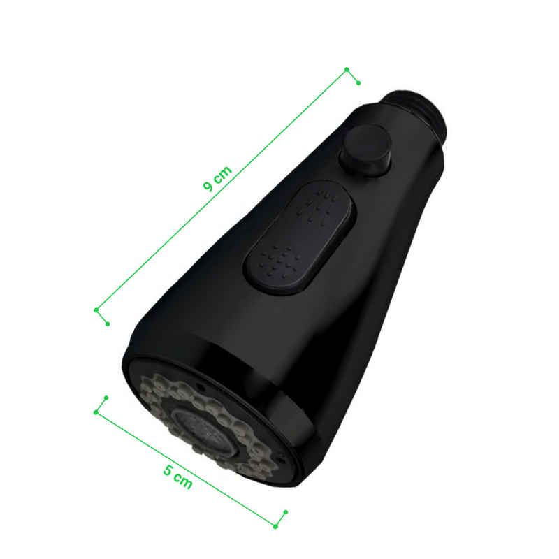 Perlator rączka słuchawka do baterii kuchennej FIRA czarna