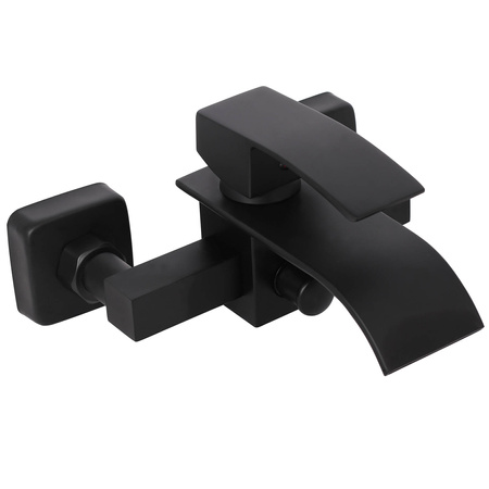 Bateria wannowa czarna wodospad IDEAL BLACK