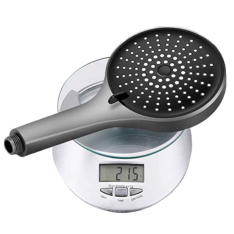 Słuchawka prysznicowa duża 3-funkcyjna SHOCK grey