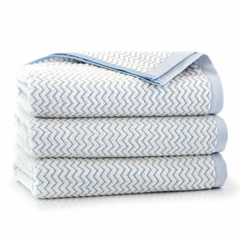 Ręcznik kąpielowy niebieski łazienkowy 70x140 500gsm LAHTI