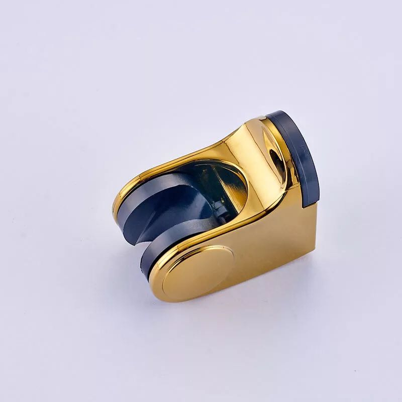 Uchwyt prysznicowy na słuchawkę ruchomy złoty GOLD