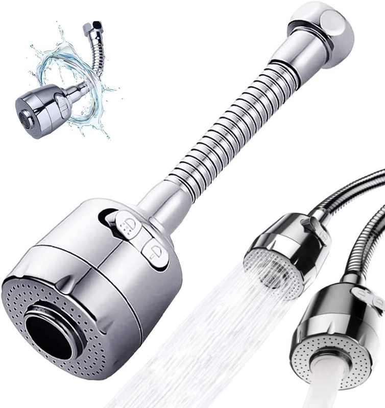 Perlator rączka słuchawka do baterii kuchennej giętka chrom 2F