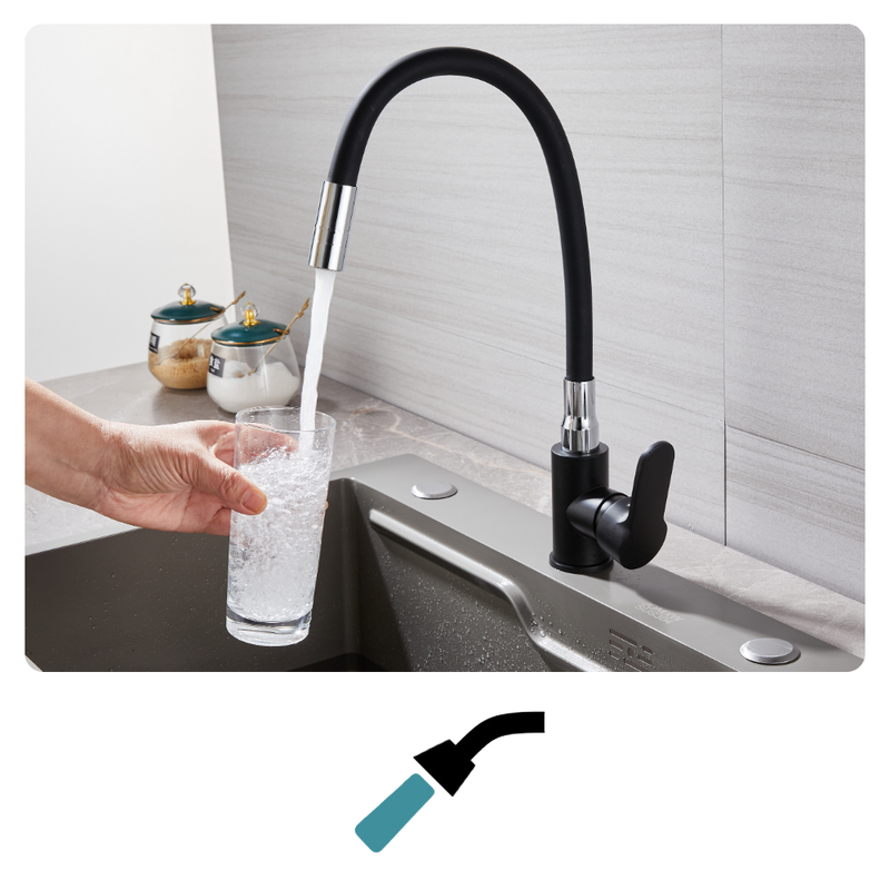 Bateria kuchenna wysoka flex czarna elastyczna FLEXI 2