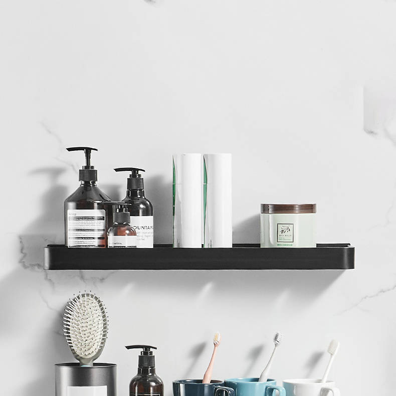 Półka łazienkowa wisząca czarna LOFT 50cm