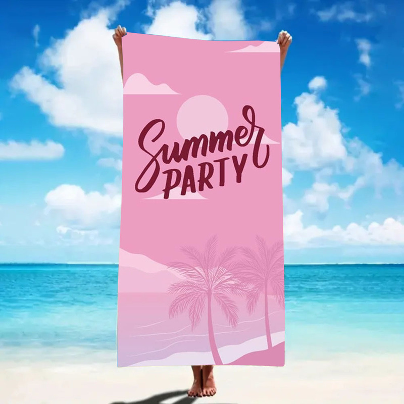 Ręcznik plażowy szybkoschnący z mikrofibry 70x140 SUMMER PARTY