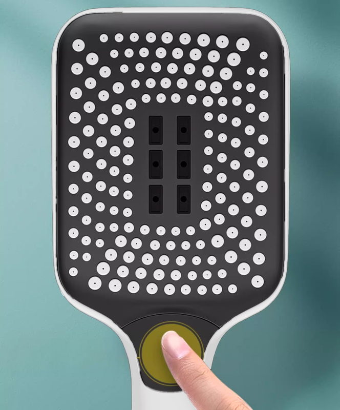 Słuchawka prysznicowa duża 3-funkcyjna MARS biała