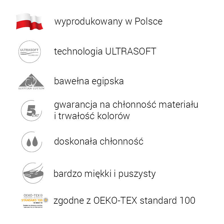 Ręcznik kąpielowy jasny beżowy antybakteryjny 70x140 450gsm BRYZA AB