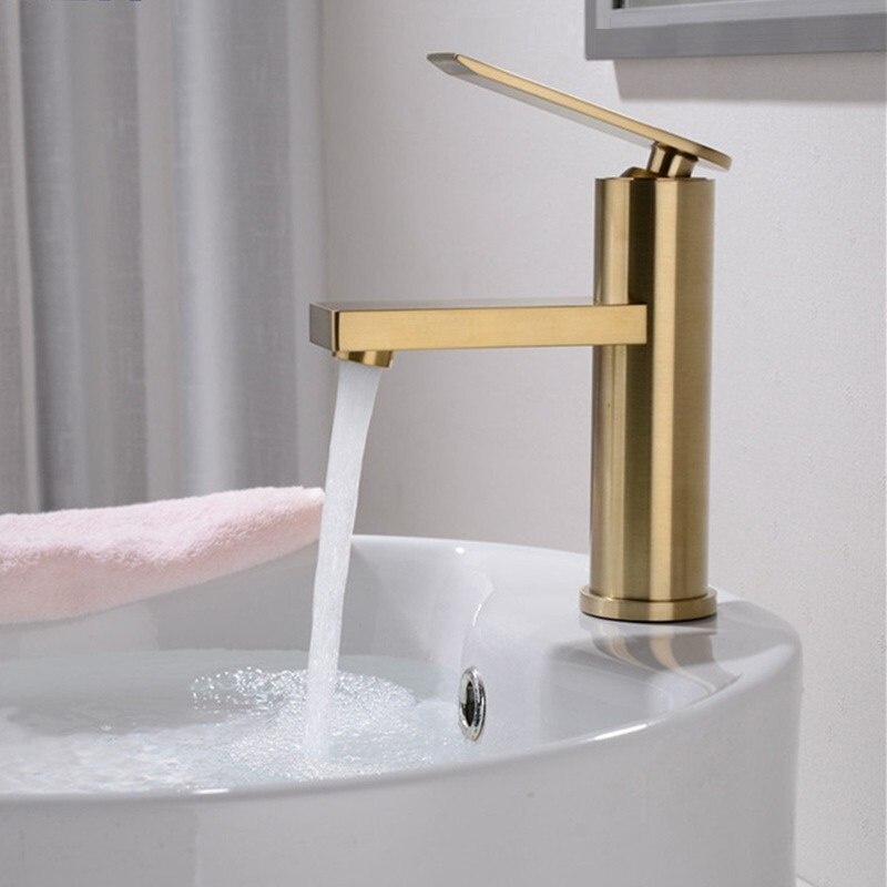 Bateria umywalkowa złota TROGIR