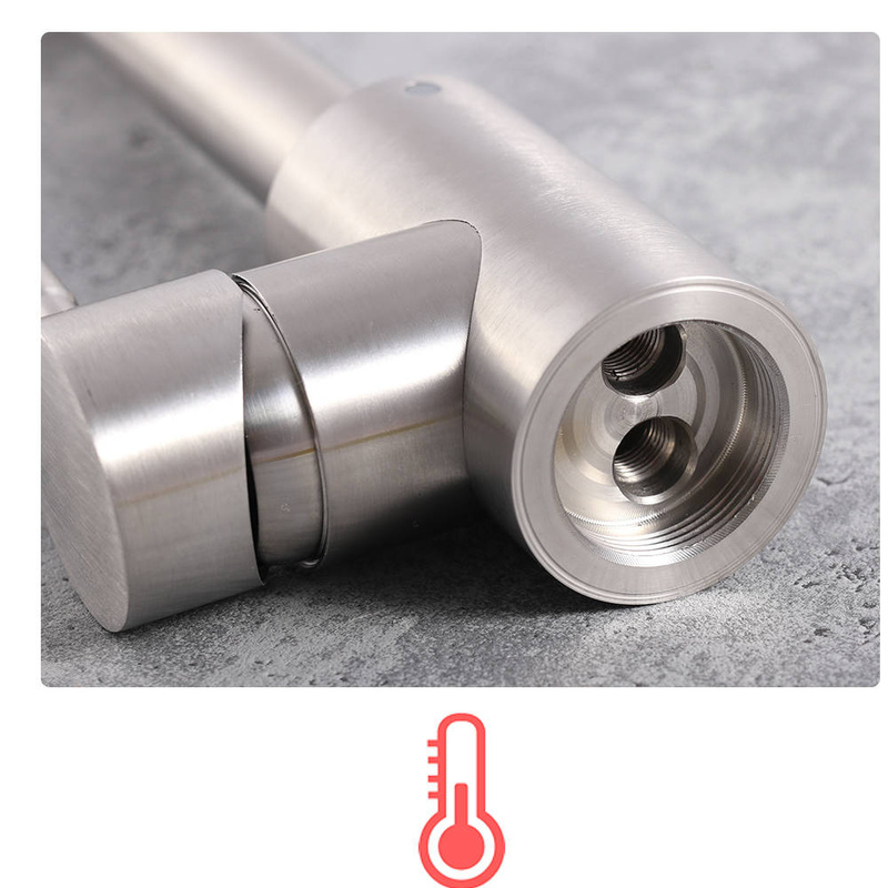 Bateria kuchenna ze stali szczotkowanej INOX