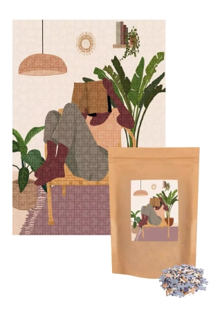 Puzzle 1000el. Book O'clock w eco woreczku