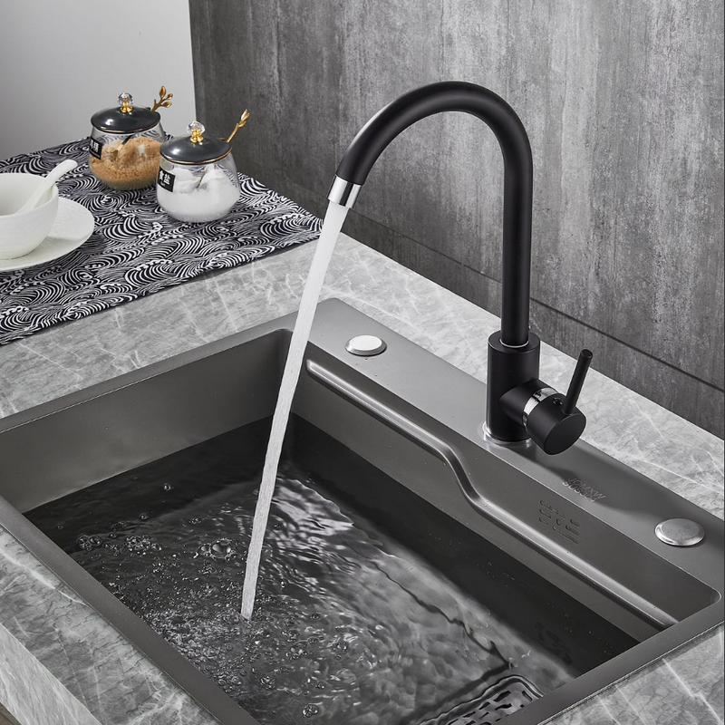 Bateria kuchenna MASTER BLACK czarna obrotowa