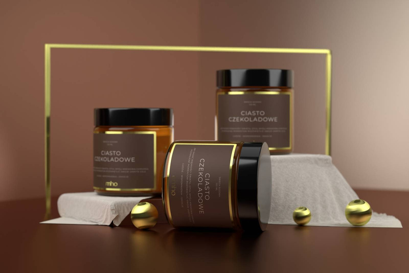 Świeca sojowa zapachowa EMHO CIASTO CZEKOLADOWE 100 ml