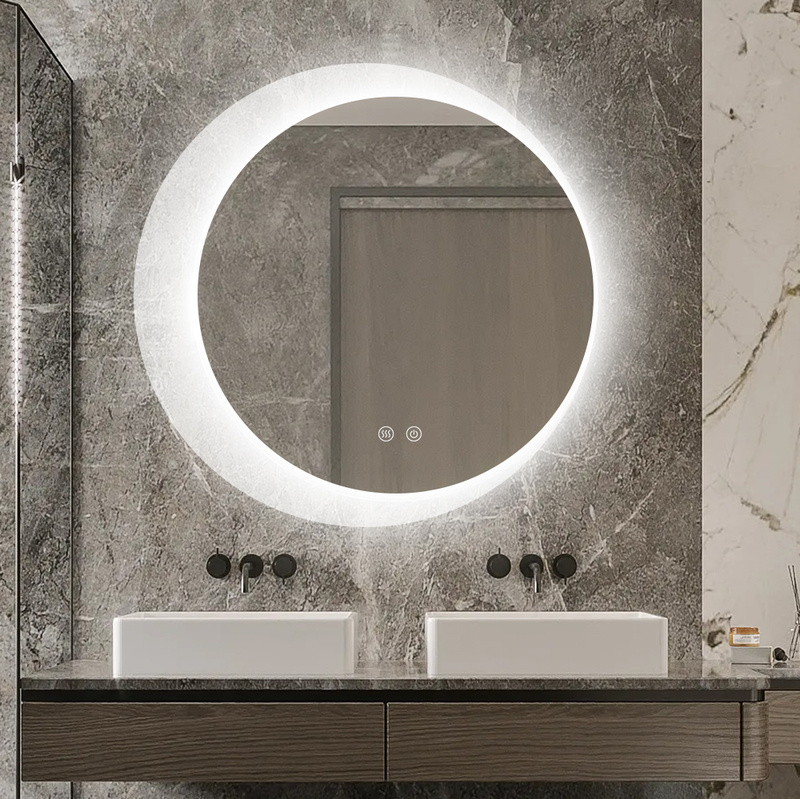 Lustro podświetlane LED 70 cm okrągłe H-2015