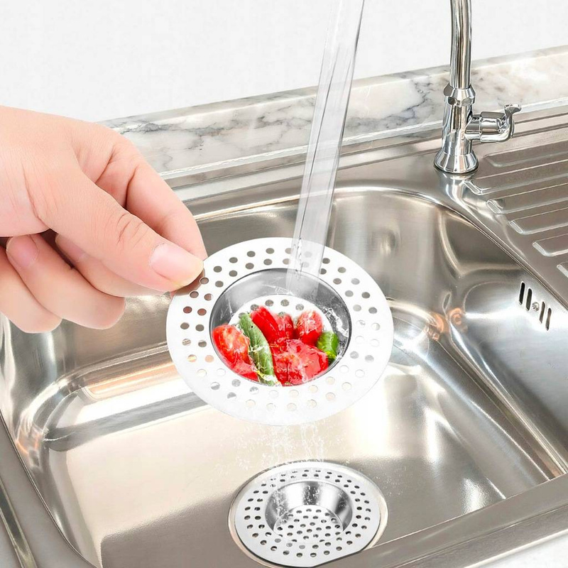 Sitko korek do zlewozmywaka stalowy nierdzewny 2szt