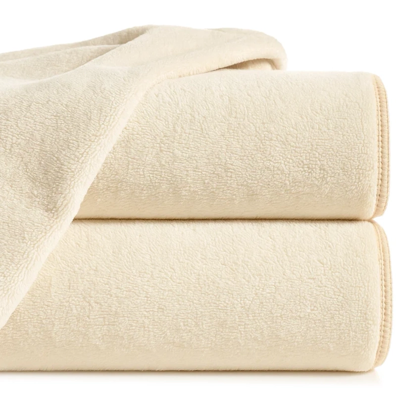 Ręcznik kąpielowy MIKRO kremowy z mikrofibry 50x100 szybkoschnący