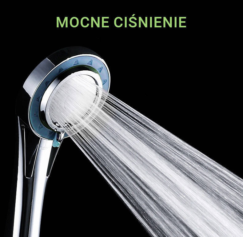 Słuchawka prysznicowa ekologiczna 3-funkcyjna