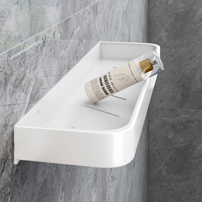 Półka łazienkowa wisząca biała LOFT 50cm