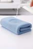Ręcznik kąpielowy MIKRO błękitno szary z mikrofibry 70x140 szybkoschnący