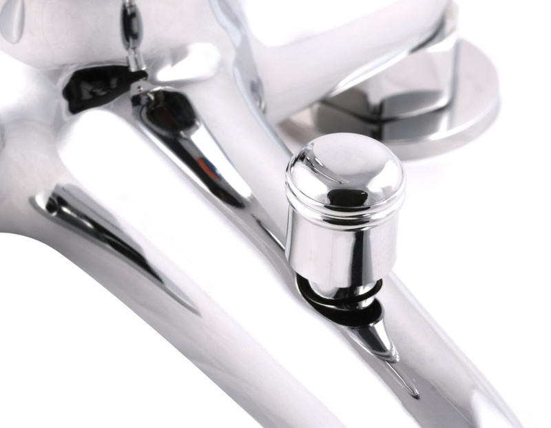 Bateria wannowa nawannowa stojąca kran mosiądz MAMBO