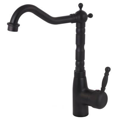 Bateria kuchenna czarna RETRO BLACK SLIM