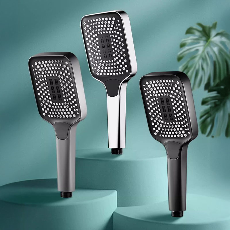 Słuchawka prysznicowa duża 3-funkcyjna MARS chrom